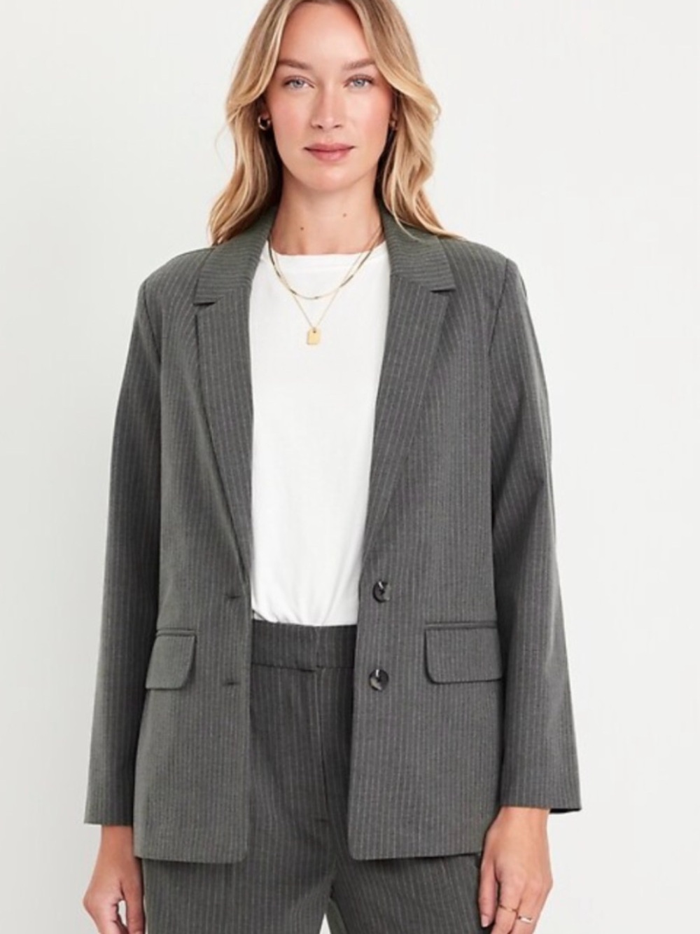 Old Navy Relaxed Twill Blazer
